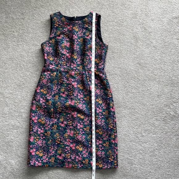 J Crew Floral Jacquard Sheath Career Dress - Picture 14 of 16